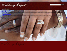 Tablet Screenshot of expert-wedding.com